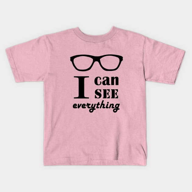 Glasses Kids T-Shirt by DarkoRikalo86